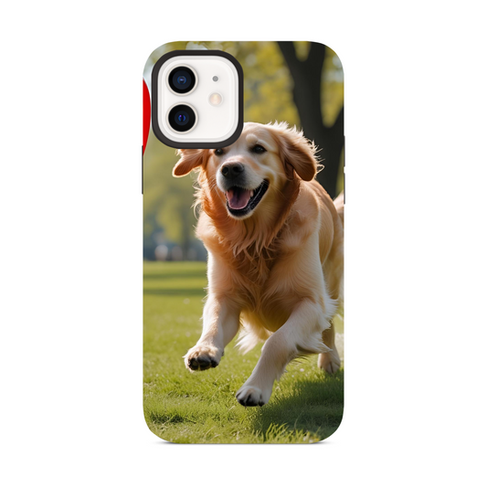 Coque personnalisée avec photo de chien – Protection robuste double couche